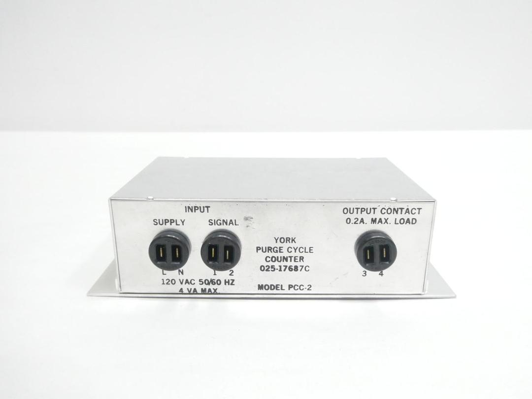 YORK PCC-2 PURGE CYCLE COUNTER 120V-AC