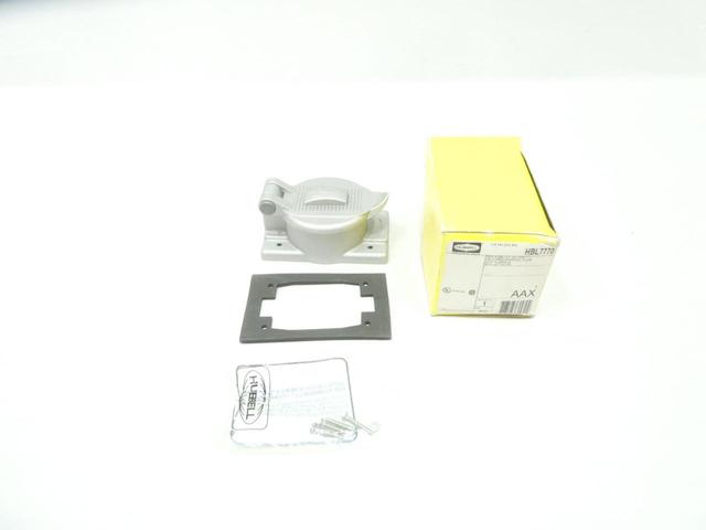 HUBBELL HBL7770 WEATHERPROOF PLATE W/ LIFT COVER