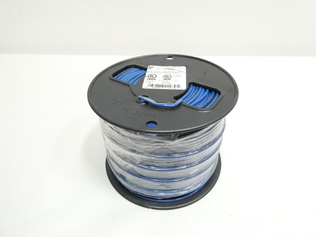 SOUTHWIRE E51583 MTW/THWN/THHN BLUE MACHINE TOOL WIRE 12AWG 500FT