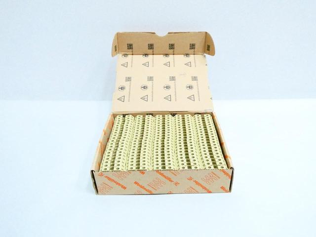 BOX OF 100 WEIDMULLER SAK6N TERMINAL BLOCKS
