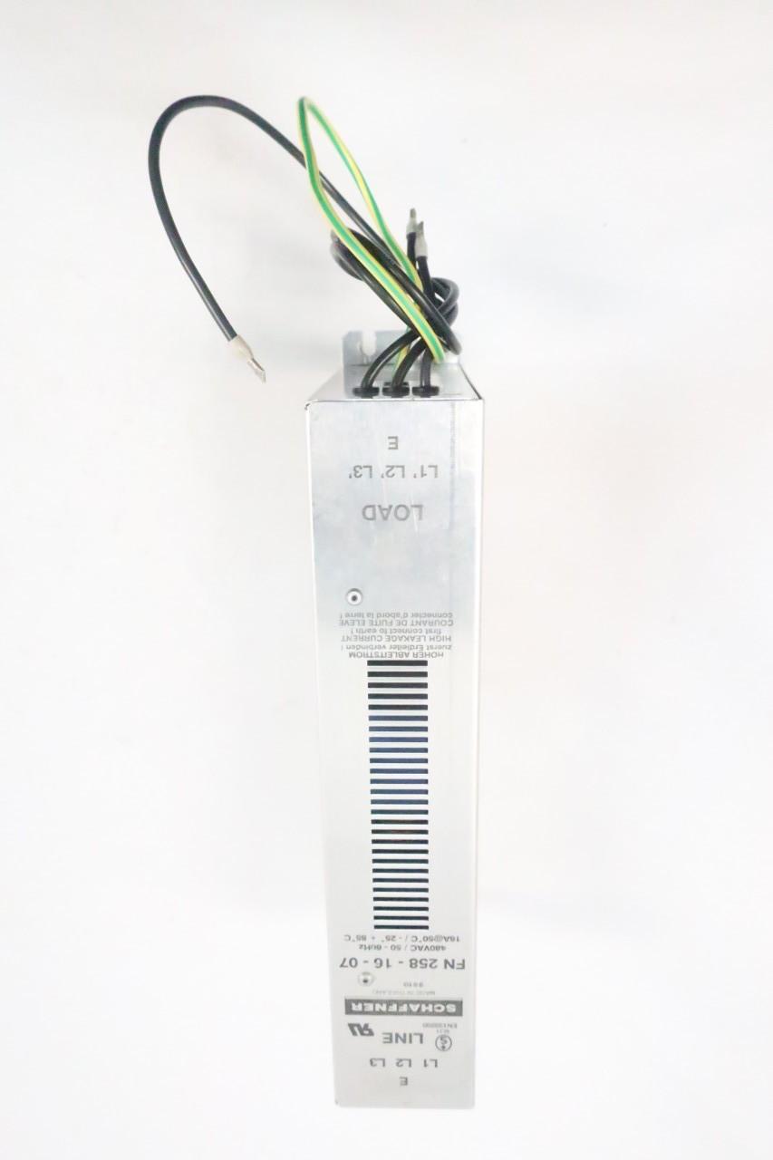 SCHAFFNER FN258-16-07 POWER LINE FILTER 480V-AC