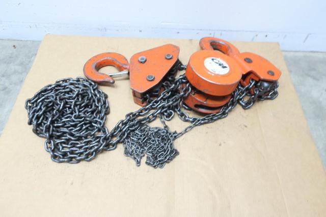 CM COLUMBUS MCKINNON SERIES 622 MANUAL CHAIN HOIST 10TON