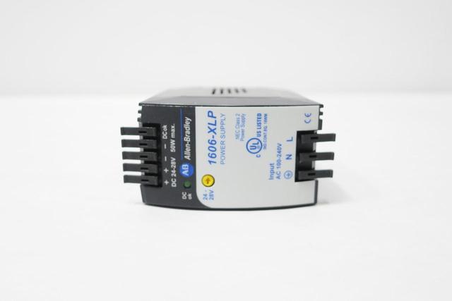 ALLEN BRADLEY 1606-XLP50E POWER SUPPLY MODULE 100-240V-AC 24-28V-DC 50W SER A