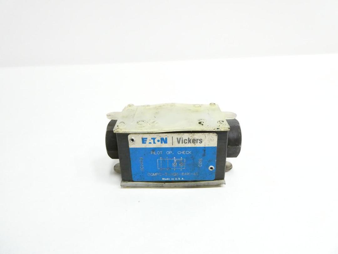 VICKERS DGMPC-3-ABK-BAK-41 PILOT OPERATED HYDRAULIC CHECK VALVE