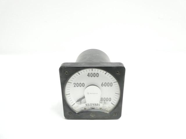 WESTINGHOUSE KP-241 34B1035-15 PANEL METER 0-8000KILOVARS