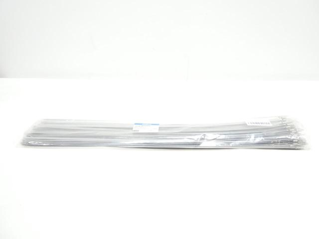BAG OF 100 BAND-IT AX3369 TIE-LOK STAINLESS STEEL TIES 3/8 X 0.019 X 25.2IN