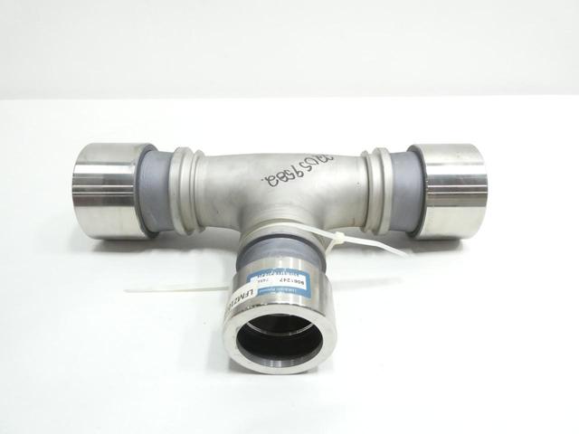 LOKRING SS40-RTEE-P32-P24 STAINLESS PIPE TEE 2IN X 1-1/2IN X 2IN