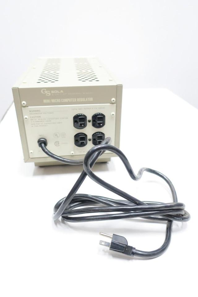 SOLA MCR 500 63-13-150-5 MINI/MICRO COMPUTER REGULATOR 120V-AC