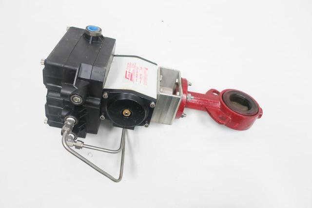BRAY 50 VRC VE700 M-53 K4/4 DLS PNEUMATIC STEEL BUTTERFLY CONTROL VALVE 2IN