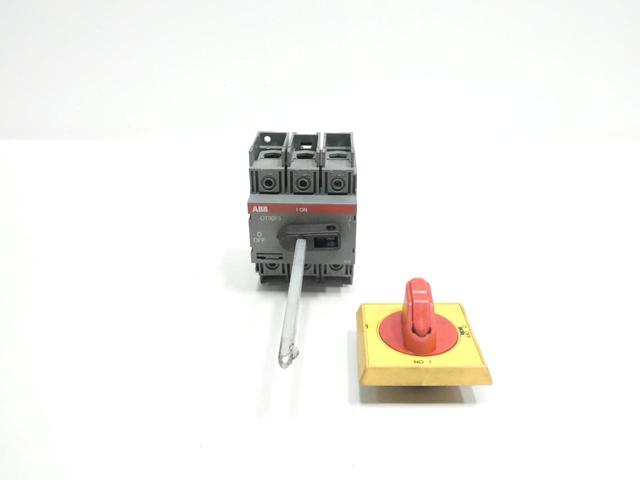 ABB OT30F3 NON-FUSIBLE DISCONNECT SWITCH 3P 30A AMP 600V-AC