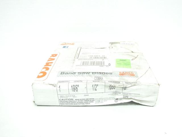 BAHCO 3851-13-0.9-H-6 BANDSAW BLADE 19FT-6IN 1/2IN 0.035IN