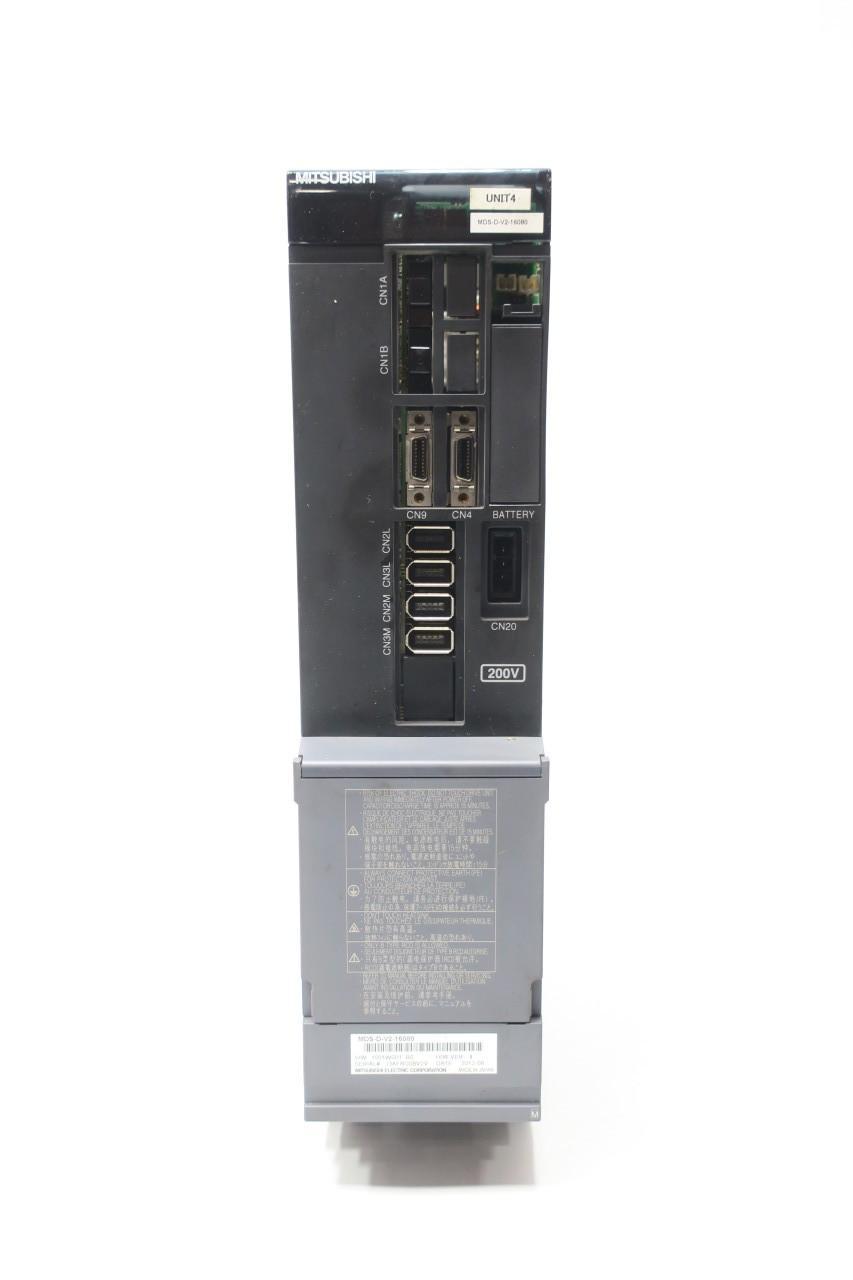 MITSUBISHI MDS-D-V2-16080 SERVO DRIVE 0-240HZ 200-230V-AC 155V-AC 3PH 2KW