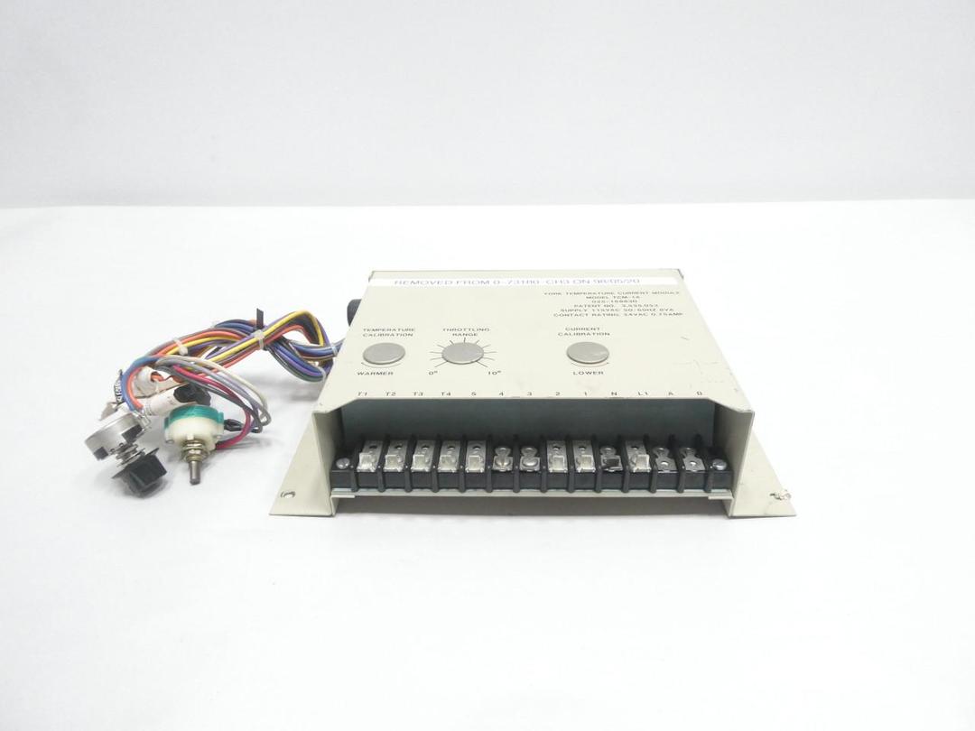 YORK TCM-1A TEMPERATURE CURRENT MODULE 115V-AC