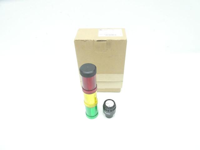 ALLEN BRADLEY 854JC-NPTB24Y3L8L4 STACK LIGHT ASSEMBLY 250V-AC 250V-DC