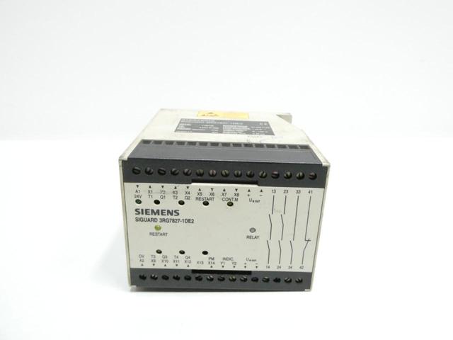 SIEMENS 3RG7827-1DE2 SIGUARD MODULE 24V-DC