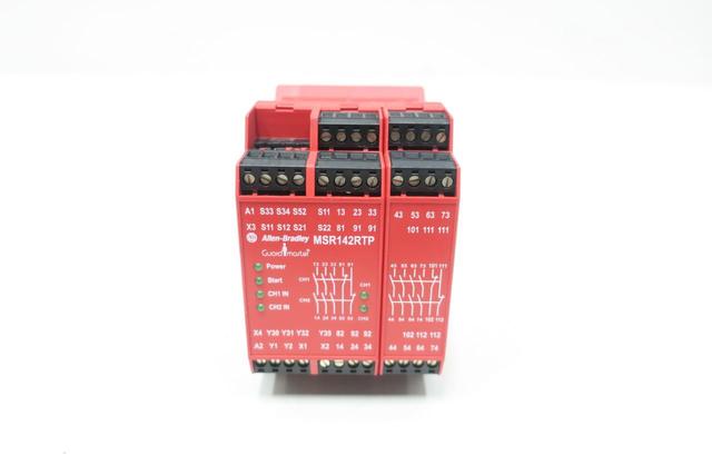 ALLEN BRADLEY MSR142RTP 440R-G23216 GUARDMASTER SAFETY RELAY 24V-AC/DC