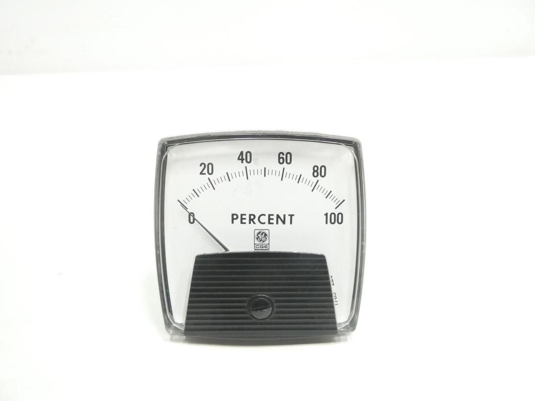 GENERAL ELECTRIC GE 254300FAFABJCZ PANEL METER 0-100PERCENT