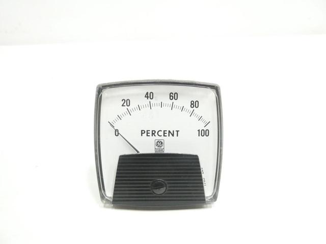 GENERAL ELECTRIC GE 254300FAFABJCZ PANEL METER 0-100PERCENT