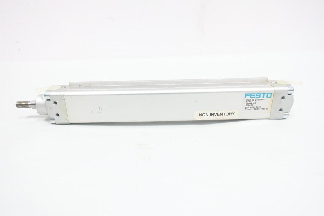 FESTO DZH-32-240-PPV-A DOUBLE ACTING PNEUMATIC CYLINDER 32MM X 240MM 145PSI