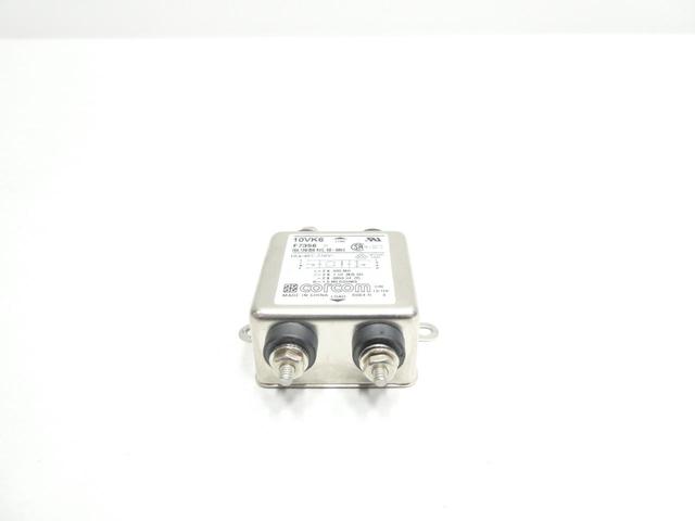 CORCOM 10VK6 F7356 LINE FILTER 10A AMP 120/250V-AC