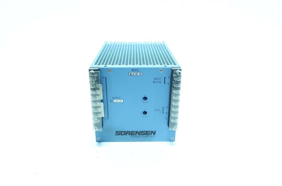 SORENSEN SLC12-12 115V-AC 12A AMP 12V-DC AC TO DC POWER SUPPLY