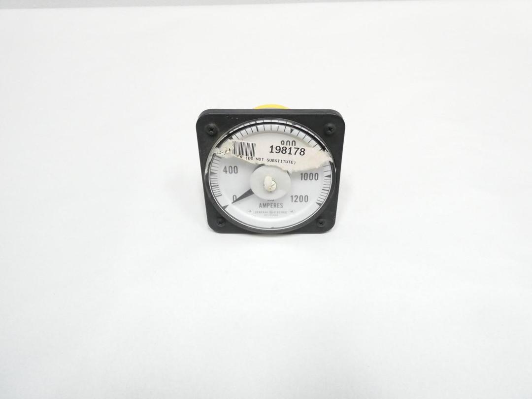 GENERAL ELECTRIC GE 103131LSSV2 AMMETER 0-1200A AMP