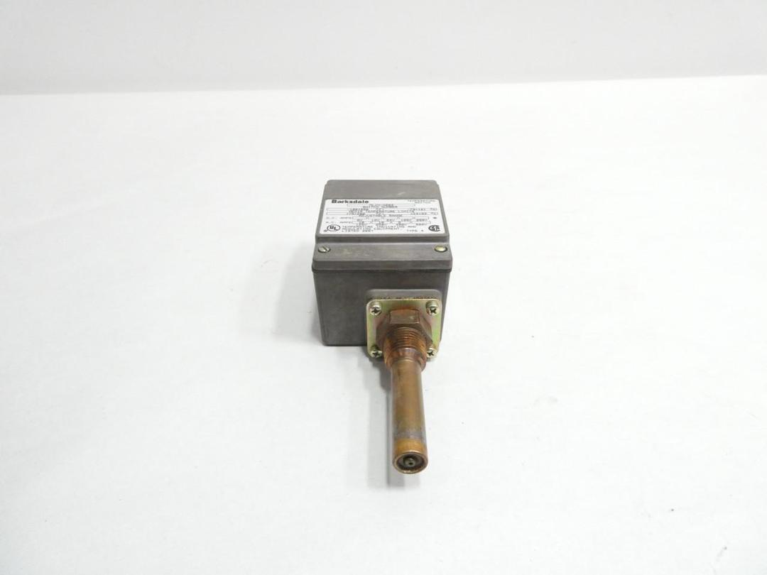 BARKSDALE ML1H-H203 TEMPERATURE SWITCH 75-200F 125/250/480V-AC