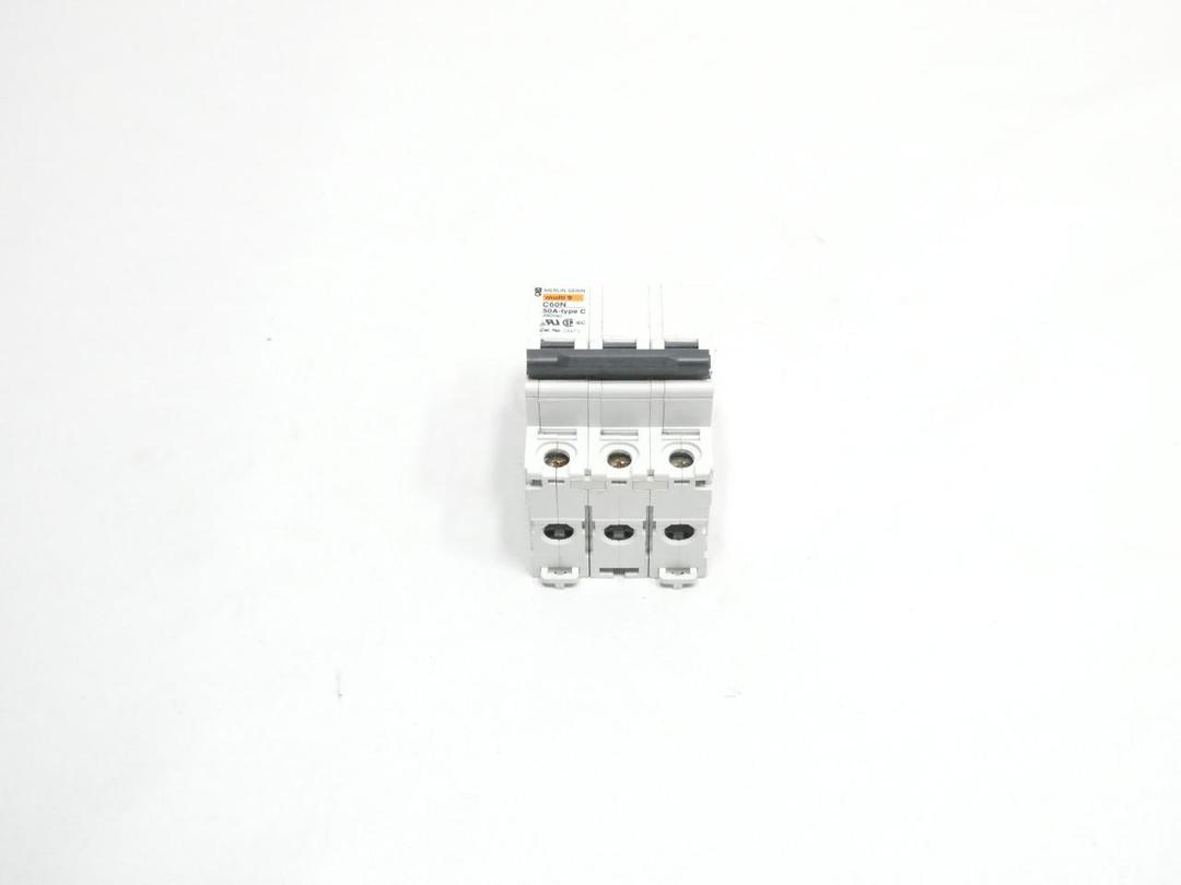 MERLIN GERIN C60N 24473 CIRCUIT BREAKER 3P 50A AMP 480V-AC