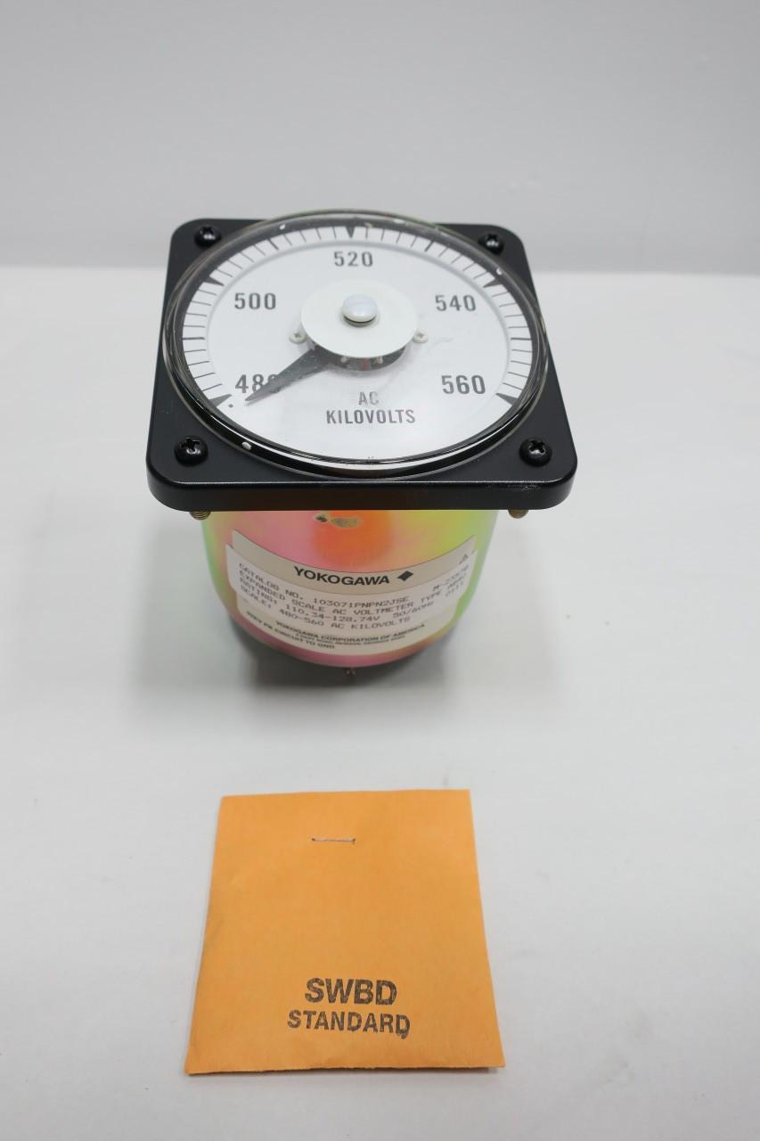 YOKOGAWA 103071PNPN2JSE VOLTMETER 480-560KV-AC