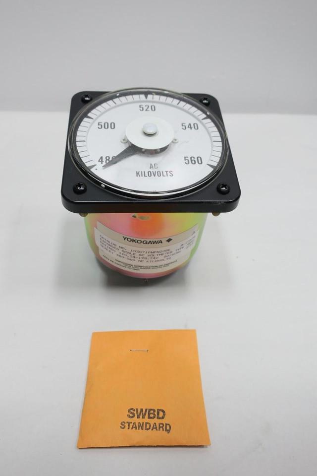 YOKOGAWA 103071PNPN2JSE VOLTMETER 480-560KV-AC