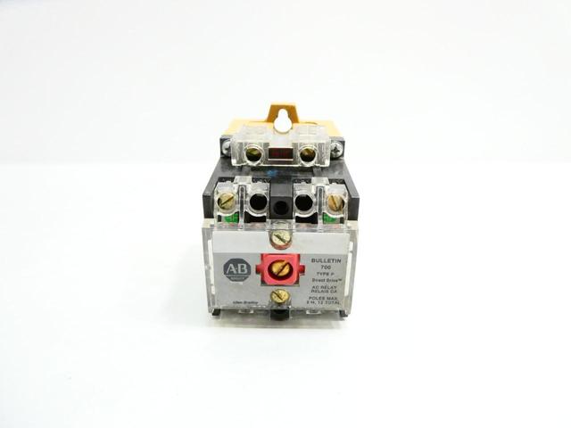 ALLEN BRADLEY 700-P200A1 CONTROL RELAY 115-120V-AC