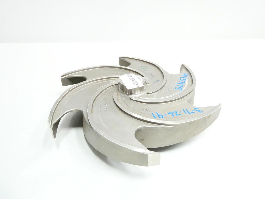 SUMMIT 2196 4X6-13 CF8M STAINLESS 6-VANE PUMP IMPELLER REPLACES GOULDS 3196