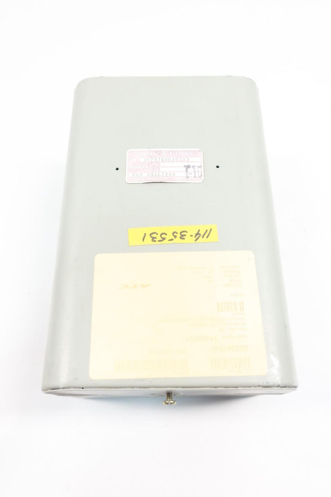 GENERAL ELECTRIC GE 3S7576HK102A3 GAS ANALYZER