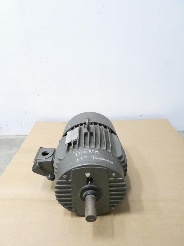 GENERAL ELECTRIC GE 1F3265N AC MOTOR 215T 3PH 5HP 1160RPM 575V-AC