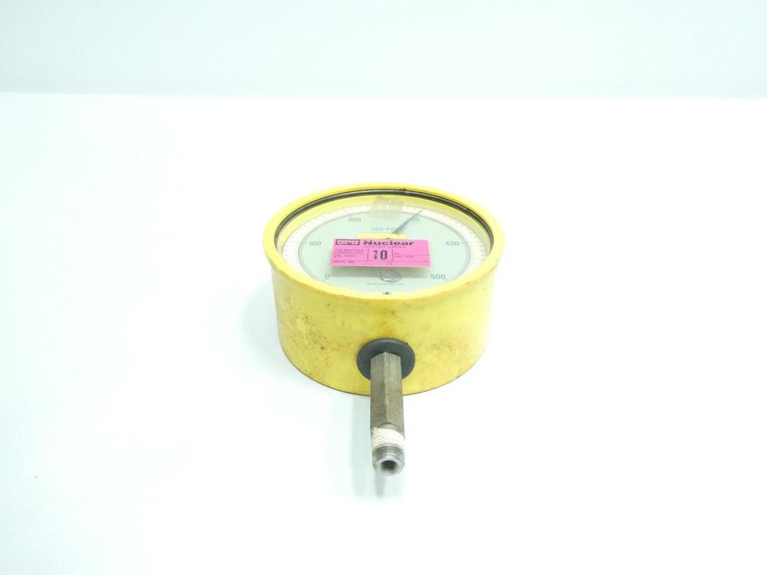 3D INSTRUMENTS 25544-27B54 TEST GAUGE 5IN 1/4IN NPT 0-500PSI