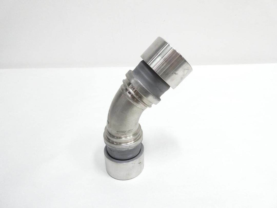 LOKRING SS40-EL45-P24-PW STAINLESS 45DEG PIPE ELBOW 1-1/2IN