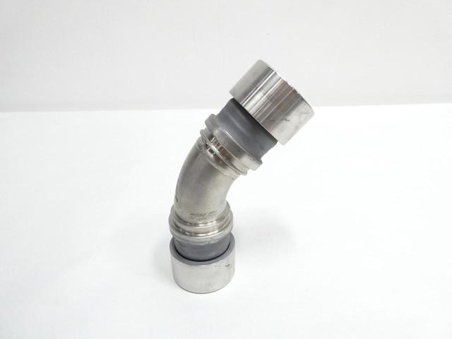 LOKRING SS40-EL45-P24-PW STAINLESS 45DEG PIPE ELBOW 1-1/2IN