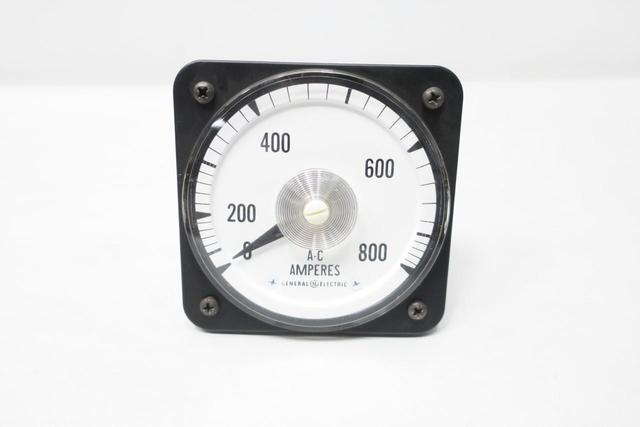 GENERAL ELECTRIC GE 308017 AMMETER 0-800A AMP