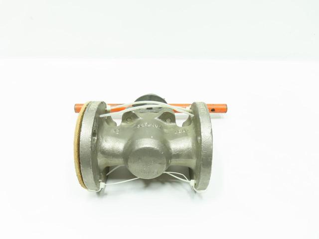 TUFLINE 087 MANUAL STAINLESS FLANGED PLUG VALVE 1-1/2IN 150