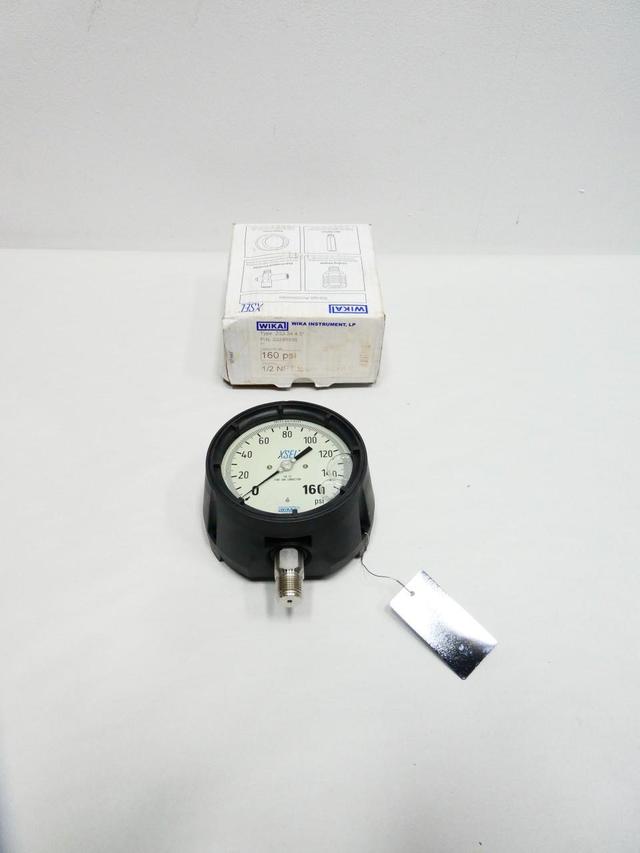 WIKA 50295535 PRESSURE GAUGE 4-1/2IN 1/2IN NPT 0-160PSI