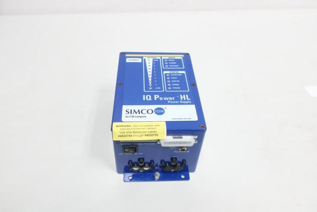SIMCO 4012509 IQ POWER HL POWER SUPPLY 24V-DC 8KV-DC