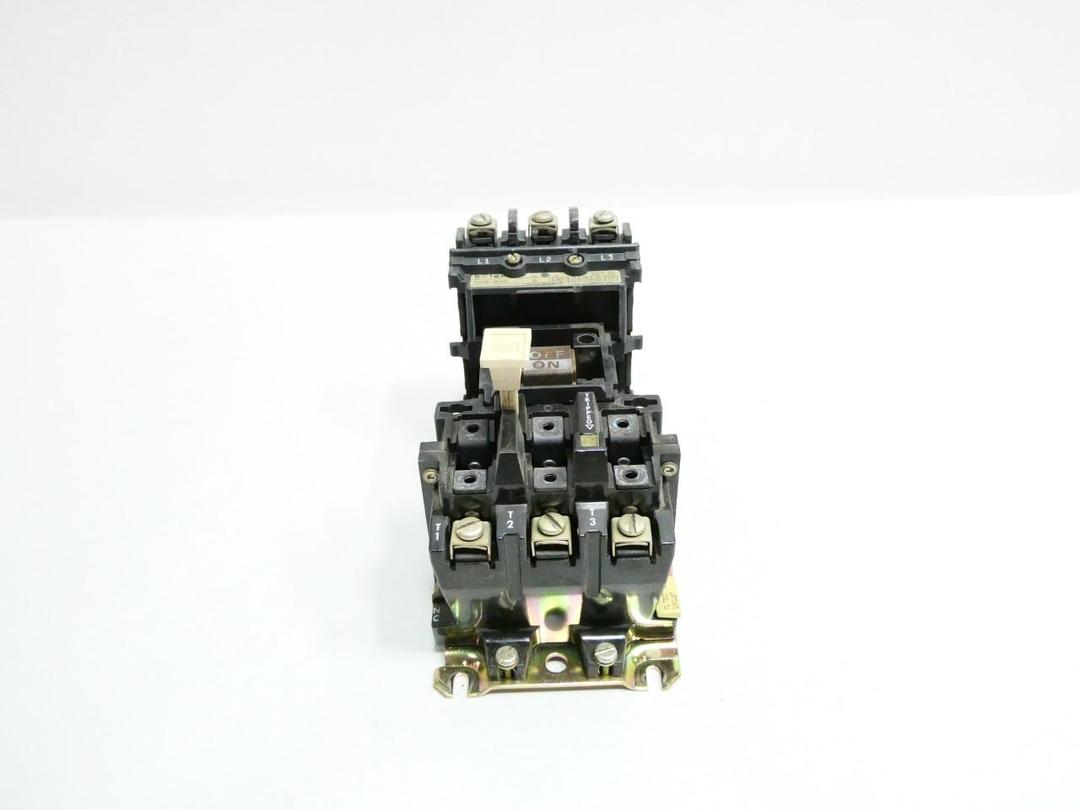 ALLEN BRADLEY 509-B0D FULL VOLTAGE STARTER SER B 10HP SIZE 1