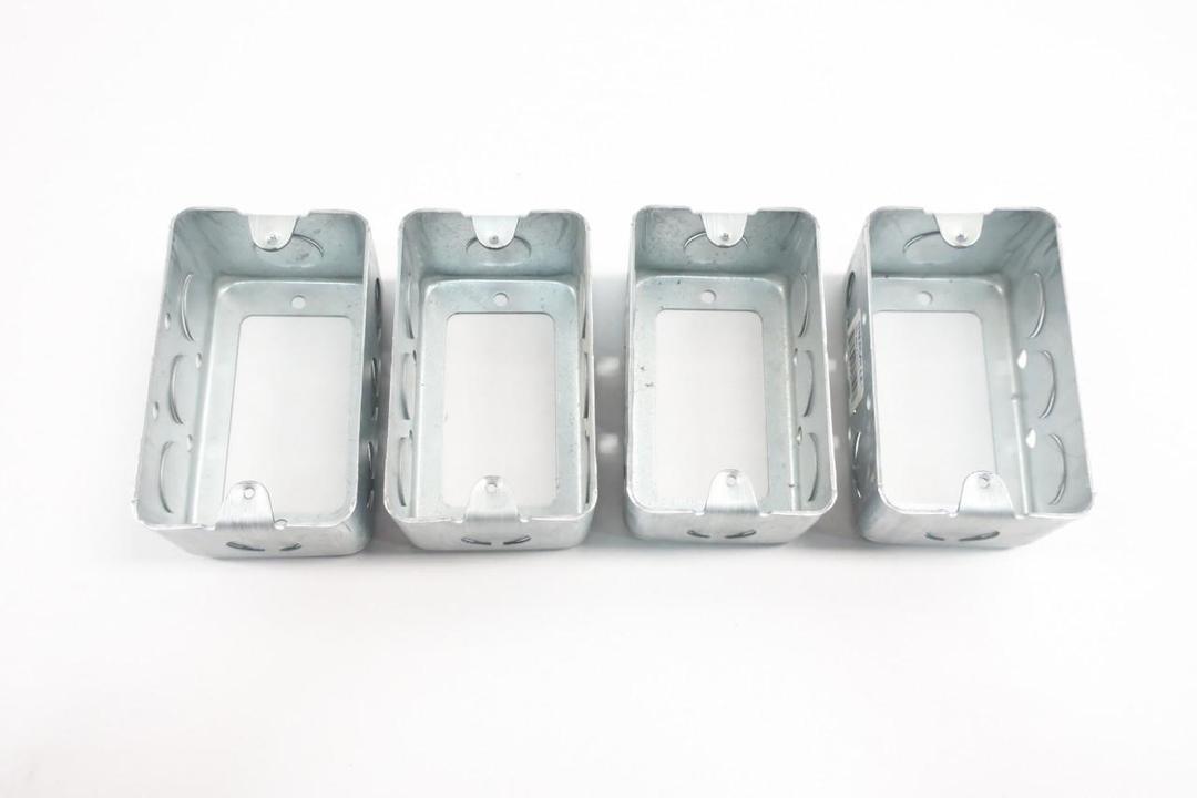 BOX OF 4 IBERVILLE BC1110R UTILITY BOX EXTENSION RING 4IN X 2-3/8IN X 1-7/8IN
