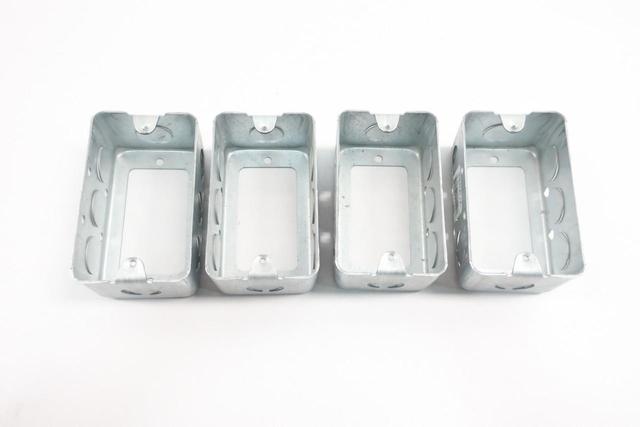 BOX OF 4 IBERVILLE BC1110R UTILITY BOX EXTENSION RING 4IN X 2-3/8IN X 1-7/8IN