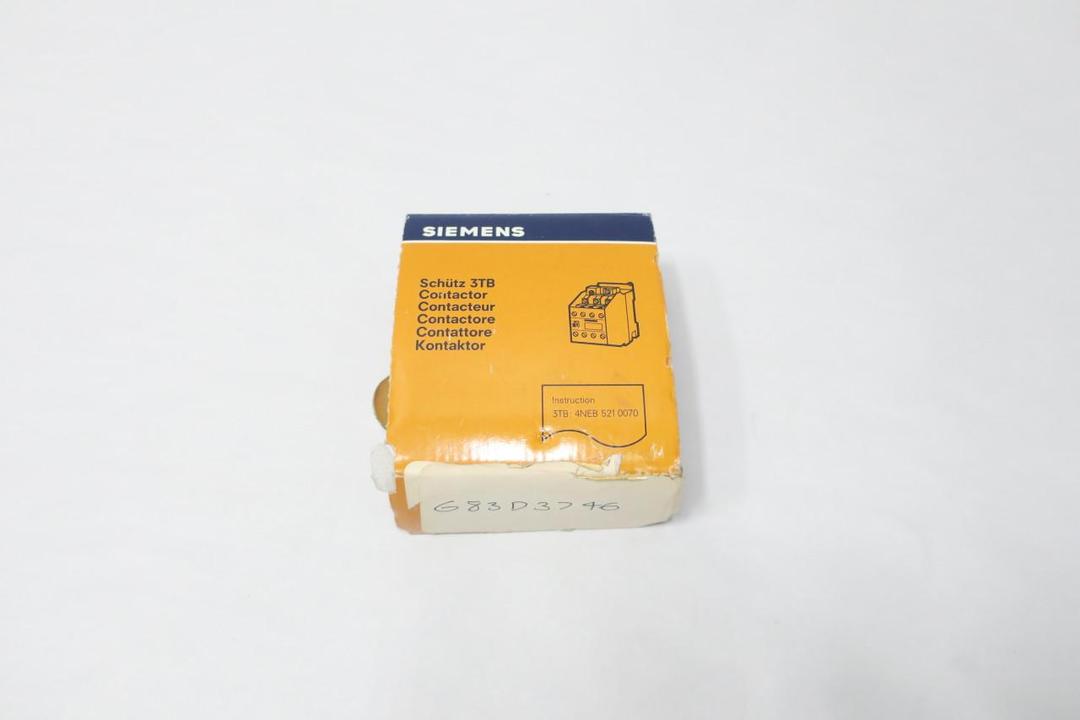SIEMENS 3TB43 10-0A CONTACTOR 500V 3PH 30A