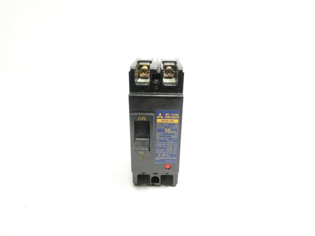 MITSUBISHI NF30-SS-2P-10A MOLDED CASE CIRCUIT BREAKER 2P 10A AMP 220V-AC