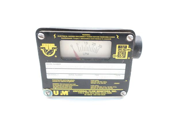 UFM SN-BSK35LM-12BT-32V1.0-A2NL FLOW METER 0-35LPM 3/4IN NPT 480V-AC
