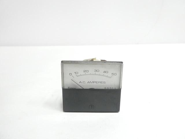 CROMPTON 213-02AA-LSNT AMMETER 0-50A AMP