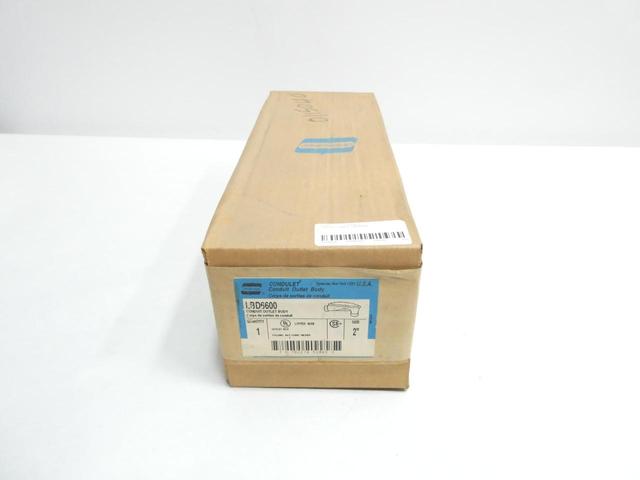 CROUSE HINDS LBD6600 CONDULET IRON CONDUIT OUTLET BODY 2IN