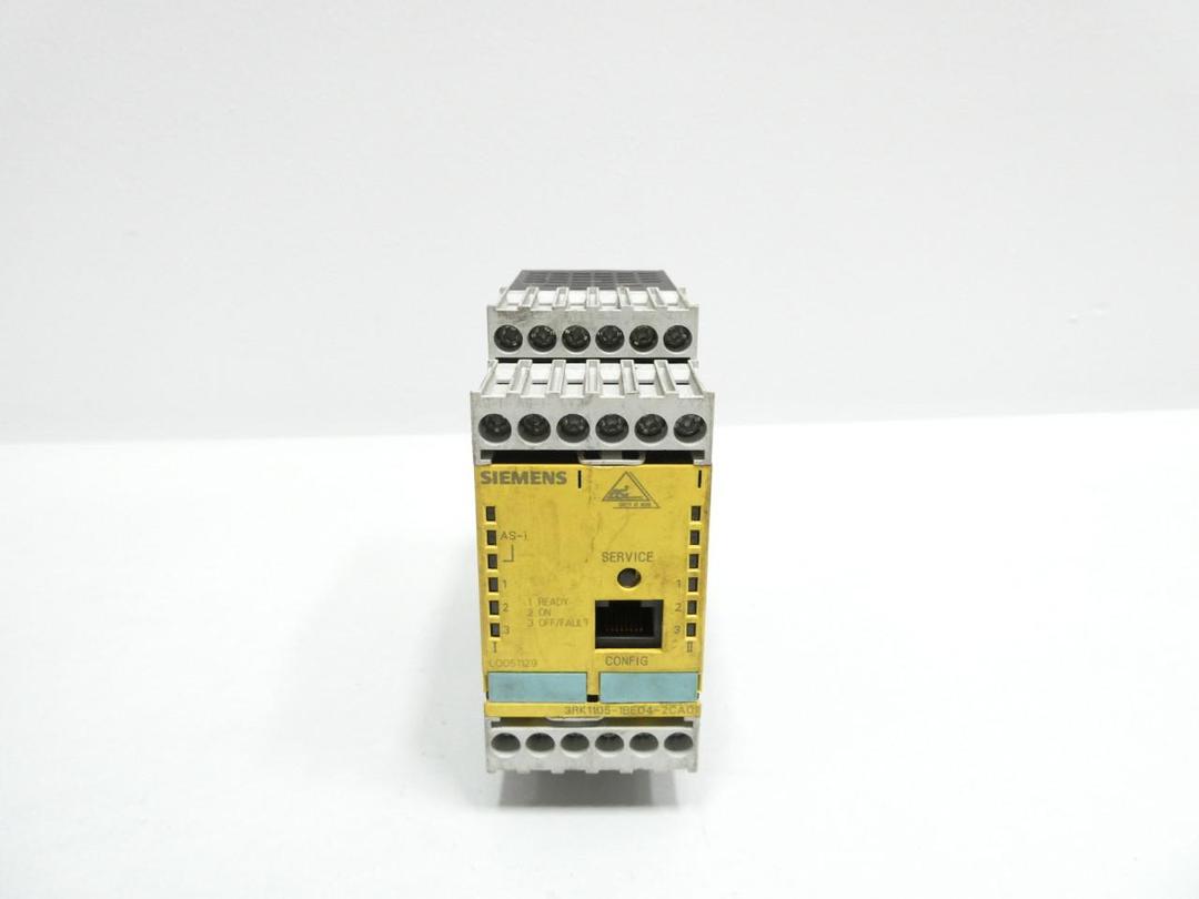 SIEMENS 3RK1105-1BE04-2CA0 SAFETY MONITOR RELAY
